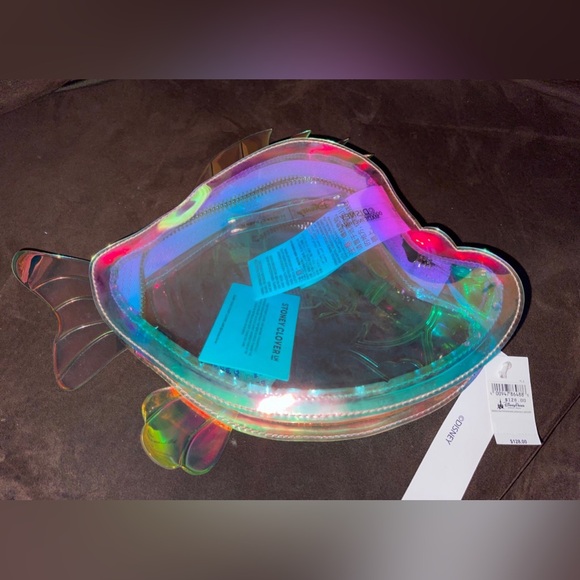 Stoney clover lane little mermaid flounder zipper bag pouch - Picture 5 of 9